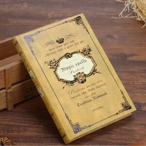 Vintage-Style Magic Spells Journal | Linen Notebook for Ideas & Daydreams